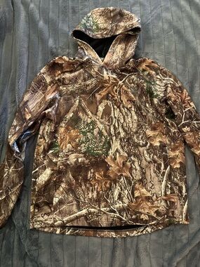 Realtree Camo Hoodie in Brown and Green